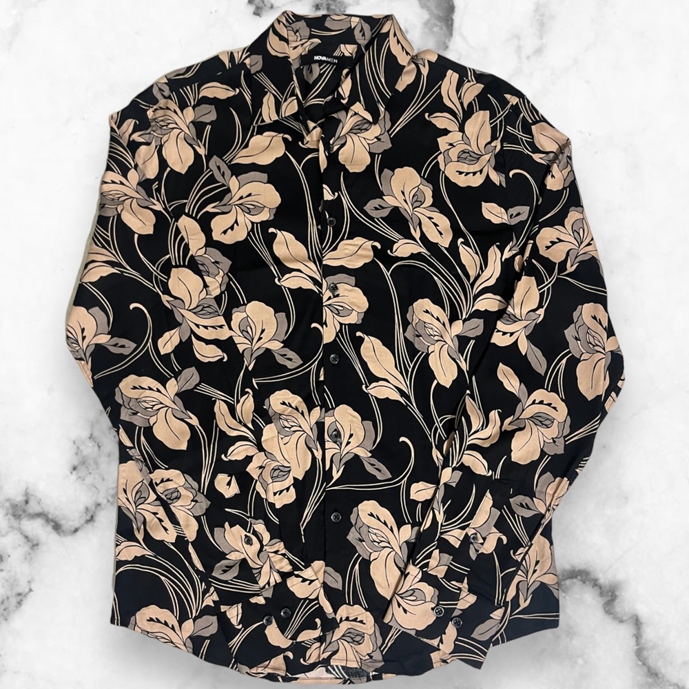 Fashion nova long sleeve button down t-shirt